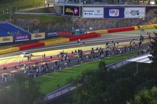 Fans at the Crowdstrike 24 Hours of Spa 