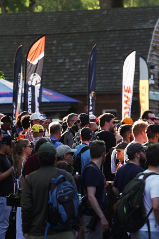 Fans at the Crowdstrike 24 Hours of Spa 