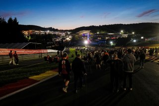 Fans night track walk