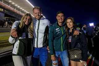 Fans night track walk