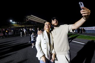 Fans night track walk