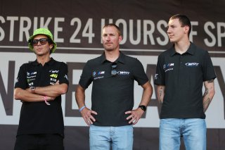 #46 - Team WRT - Raffaele MARCIELLO - Maxime MARTIN - Valentino ROSSI - BMW M4 GT3 at the Crowdstrike 24 Hours of Spa Parade