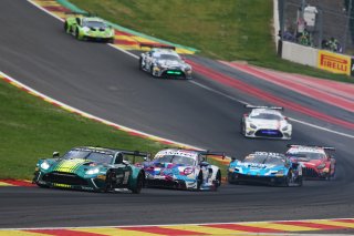 #21 - Comtoyou Racing - Charles CLARK - Sam DEJONGHE - Matisse LISMONT - Xavier MAASSEN - Aston Martin Vantage AMR GT3 EVO 