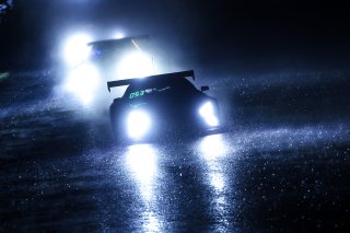 Race action in the rain