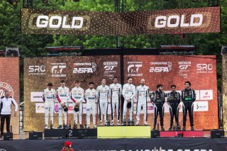 Gold Podium - Crowdstrike 24 Hours of Spa 