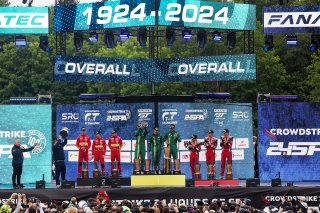 Crowdstrike 24 Hours of Spa - Overall Podium 