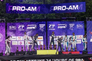 Crowdstrike 24 Hours of Spa Pro AM Podium 