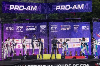 Crowdstrike 24 Hours of Spa Pro AM Podium 