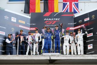 Bronze Podium (l-r) #80 - Lionspeed GP - Patrick KOLB - Bastian BUUS - Michael VERHAGEN - Porsche 911 GT3 R (992), #97 - Rutronik Racing - Dustin BLATTNER - Dennis MARSCHALL - Loek HARTOG - Porsche 911 GT3 R (992), #78 - Barwell Motorsport - Till BECHTOLS