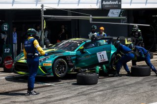#11 - Comtoyou Racing -  Razvan Umbrarescu - James Jakes - Aston Martin Vantage AMR GT3 EVO 