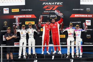 Race 2 Bronze Podium (l-r) #78 - Barwell Motorsport - Rob COLLARD - Sandy MITCHELL - Lamborghini Huracan GT3 EVO2, #991 - Century Motorsport - Darren LEUNG - Daniel HARPER - BMW M4 GT3, #93 - Sky Tempesta Racing - Eddie CHEEVER - Jonathan HUI - Ferrari 29