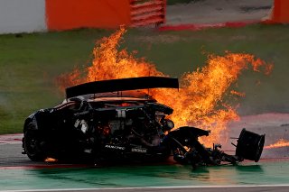 #66 - Tresor Attempto Racing - Dylan PEREIRA - Audi R8 LMS GT3 EVO II crashes at the start of Race 1