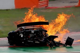 #66 - Tresor Attempto Racing - Dylan PEREIRA - Audi R8 LMS GT3 EVO II crashes at the start of Race 1