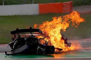 #66 - Tresor Attempto Racing - Dylan PEREIRA - Audi R8 LMS GT3 EVO II crashes at the start of Race 1
