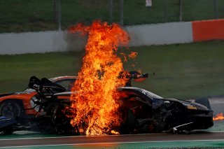 #66 - Tresor Attempto Racing - Dylan PEREIRA - Audi R8 LMS GT3 EVO II crashes at the start of Race 1