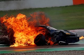 #66 - Tresor Attempto Racing - Dylan PEREIRA - Audi R8 LMS GT3 EVO II crashes at the start of Race 1