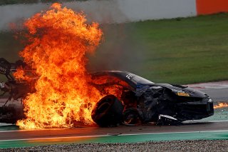 #66 - Tresor Attempto Racing - Dylan PEREIRA - Audi R8 LMS GT3 EVO II crashes at the start of Race 1