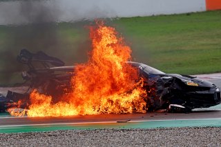 #66 - Tresor Attempto Racing - Dylan PEREIRA - Audi R8 LMS GT3 EVO II crashes at the start of Race 1