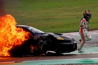 #66 - Tresor Attempto Racing - Dylan PEREIRA - Audi R8 LMS GT3 EVO II crashes at the start of Race 1