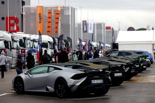 The Barcelona paddock
