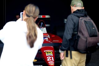 The Barcelona paddock