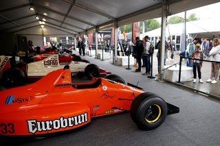 The Barcelona paddock