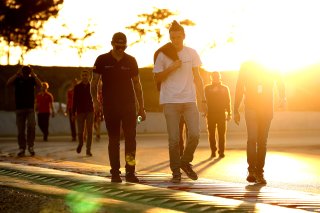 Drivers track walk