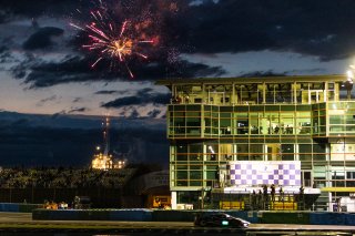 Fireworks at the end of the race