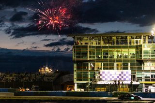 Fireworks at the end of the race