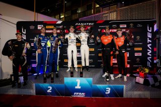 Bronze Podium (l-r) #97 - Rutronik Racing - Dustin BLATTNER - Dennis MARSCHALL - Porsche 911 GT3 R (992), #78 - Barwell Motorsport - Rob COLLARD - Sandy MITCHELL - Lamborghini Huracan GT3 EVO2, #991 - Century Motorsport - Darren LEUNG - Daniel HARPER - BM