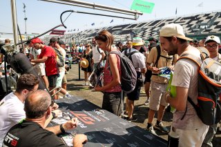 Fans pit walk and autograph session