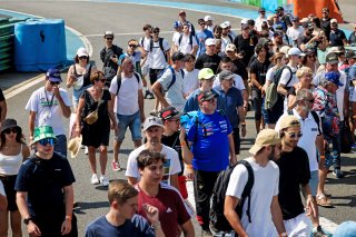 Fans pit walk and autograph session