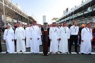 VIPs on the Jeddah Corniche Circuit grid 