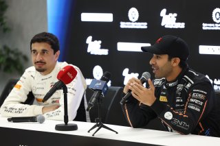 #777 - AlManar Racing by GetSpeed - Al Faisal AL ZUBAIR - Mercedes-AMG GT3 EVO and #30 - OQ By OMAN RACING - Ahmad AL HARTHY - BMW M4 GT3   - Press Conference
