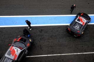 #66 - Tresor Attempto Racing - Audi R8 LMS GT3 EVO II and #69 - Emil Frey Racing - Ferrari 296 GT3