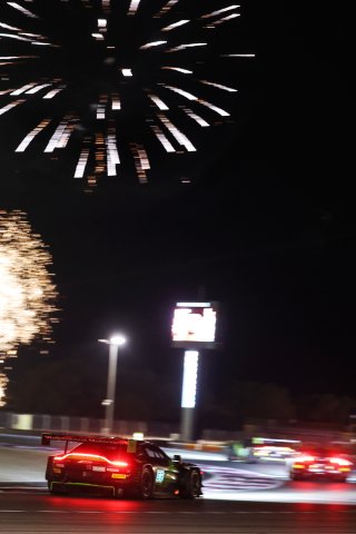 #35 - Walkenhorst Motorsport - Romain LEROUX - Mateo VILLAGOMEZ - Oliver SODERSTROM - Aston Martin Vantage AMR GT3 EVO During the Firework Display