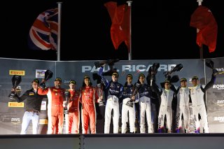 Bronze Podium #74 - Kessel Racing - Dustin BLATTNER - Dennis MARSCHALL - Conrad LAURSEN - Ferrari 296 GT3 #991 - Paradine Competition - Darren LEUNG - Sean GELAEL - Dan HARPER - BMW M4 GT3 EVO #8 - Kessel Racing - Nicolo ROSI - Niccolo SCHIRO - David FUMA