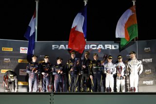 Gold Podium #33 - Verstappen.com Racing - Thierry VERMEULEN - Chris LULHAM - Harry KING - Aston Martin Vantage AMR GT3 EVO #111 - CSA Racing - Simon GACHET - Arthur ROUGIER - James KELL - McLaren 720S GT3 EVO #777 - AlManar Racing by WRT - Al Faisal AL ZU