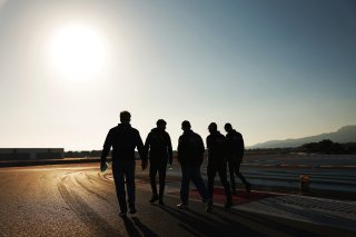 Comtoyou Racing drivers trackwalk