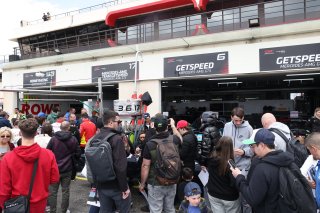 Fans at the Pitwalk
