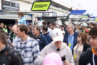 Fans at the Pitwalk