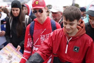 Fans at the Pitwalk