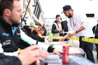 Fans at the Pitwalk
