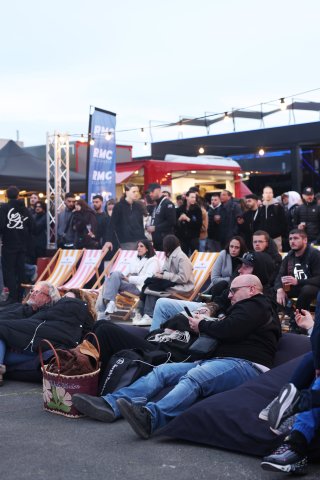Fans in the Fanzone