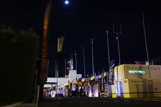 GT World Challenge Paddock at night