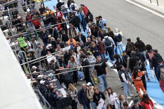 Fans pit walk