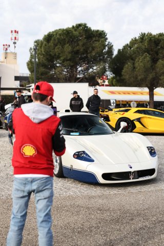 Supercar Display in the Paddock