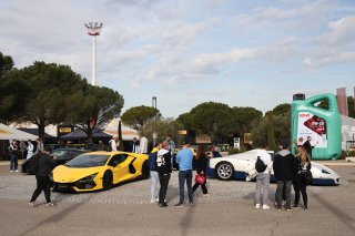 Supercar Display in the Paddock