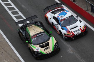 #111 - CSA Racing - Simon GACHET - Jim PLA - McLaren 720s GT3 EVO and #25 - Sainteloc Racing - Paul EVRARD - Gilles MAGNUS - Audi R8 LMS GT3 EVO II 