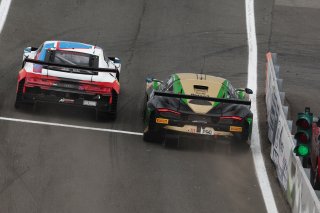 #111 - CSA Racing - Simon GACHET - Jim PLA - McLaren 720s GT3 EVO and #25 - Sainteloc Racing - Paul EVRARD - Gilles MAGNUS - Audi R8 LMS GT3 EVO II 